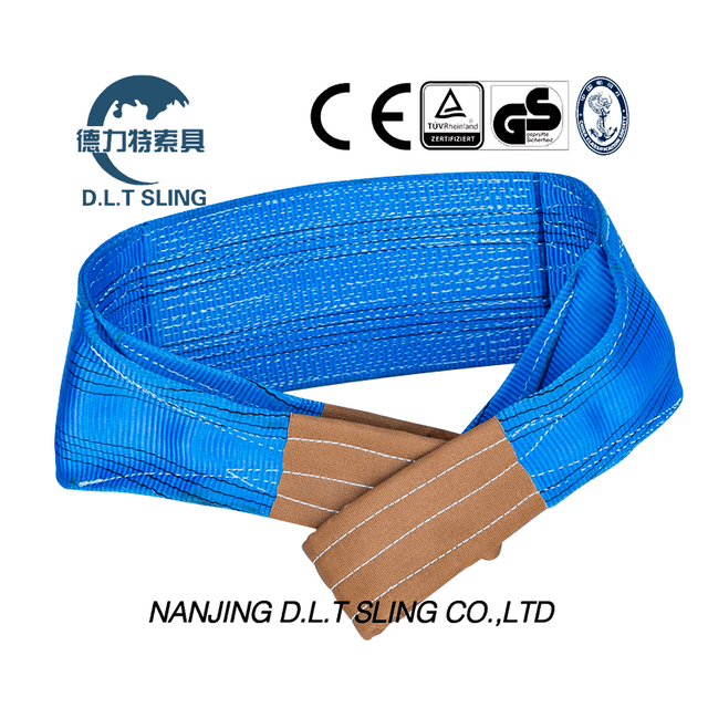 Slinge de sangle plate 8T Polyester en standard