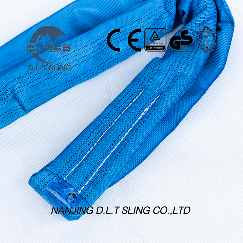 Élingue de levage rond en polyester 8T sans fin