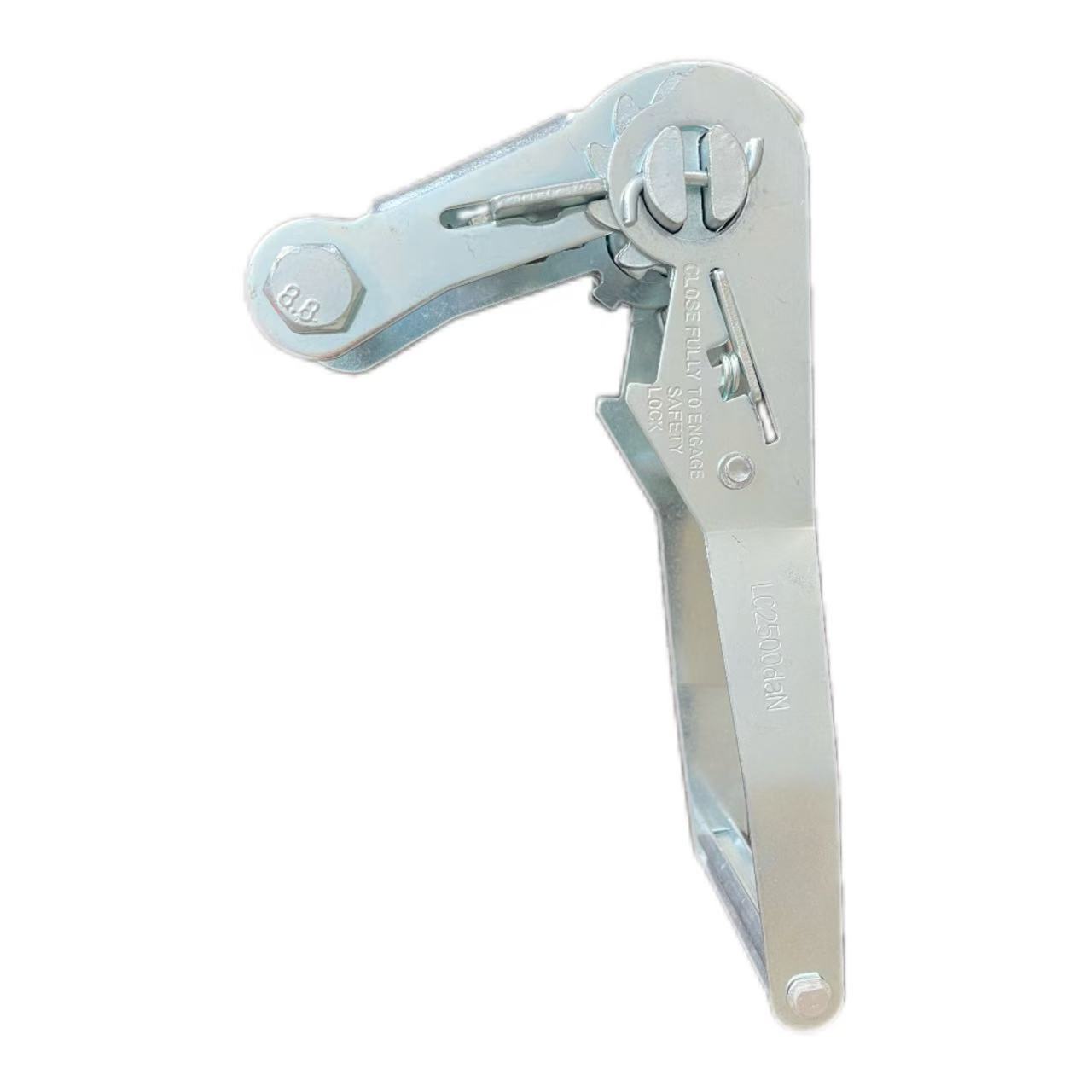Boucle de sangle à cliquet avec poignée en aluminium