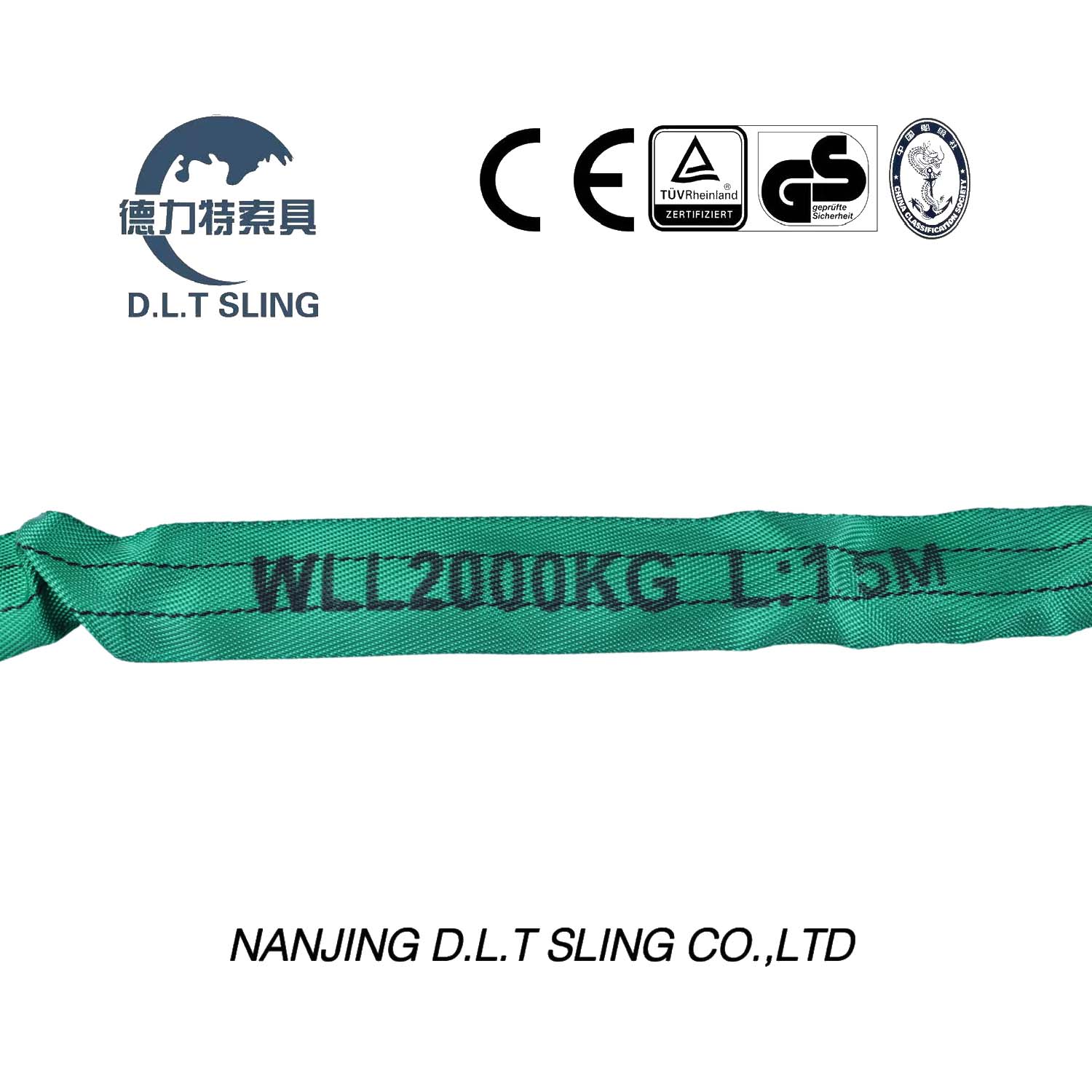 2t œil rond Élingue DLT Sling 