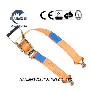 DLT Sling Ratchet Tied Down avec Double J Hook