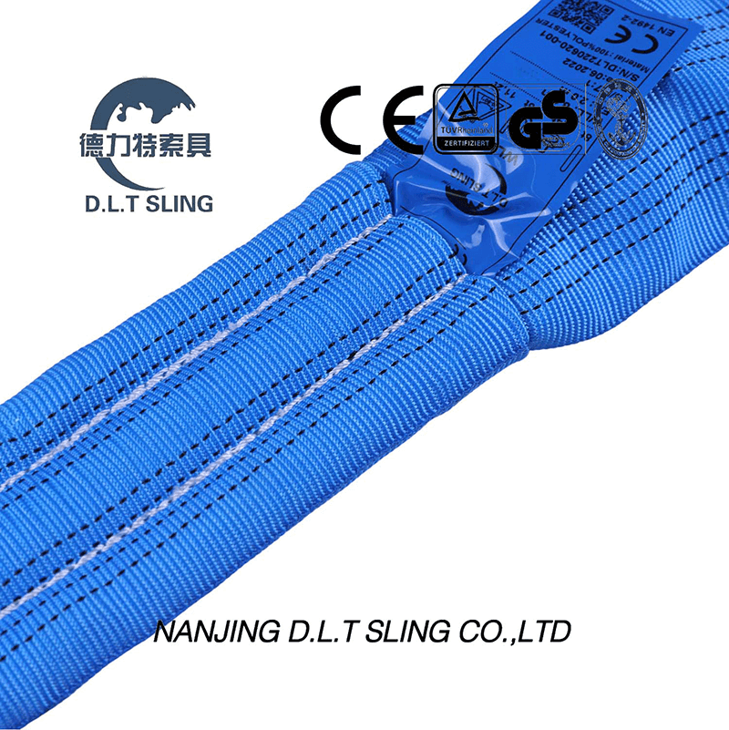 Élingue de levage rond en polyester 8T sans fin